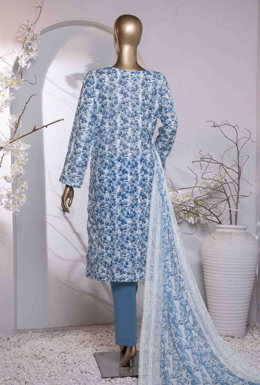 3 Piece Unstitched - Dhagakari Digital Printed lawn Suit - PDE-790