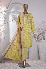 3 Piece Unstitched - Dhagakari Digital Printed lawn Suit - PDE-791