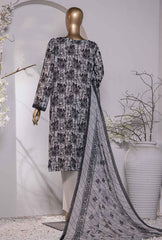 3 Piece Unstitched - Dhagakari Digital Printed lawn Suit - PDE-794