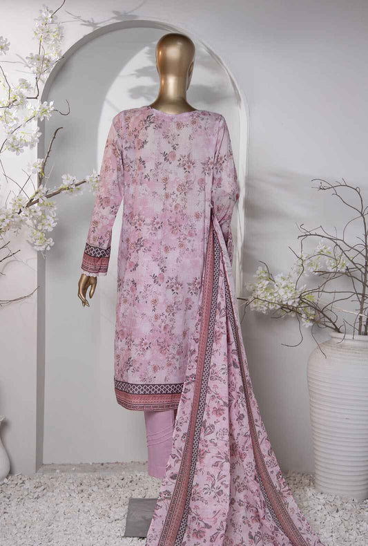 3 Piece Unstitched - Dhagakari Digital Printed lawn Suit -PDE-798