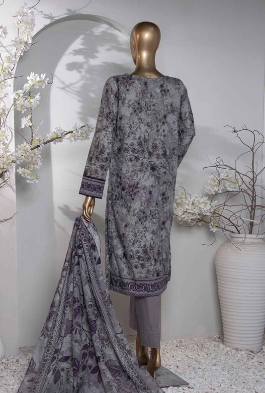 3 Piece Stitched - Dhagakari Digital Printed lawn Suit -PDE-801