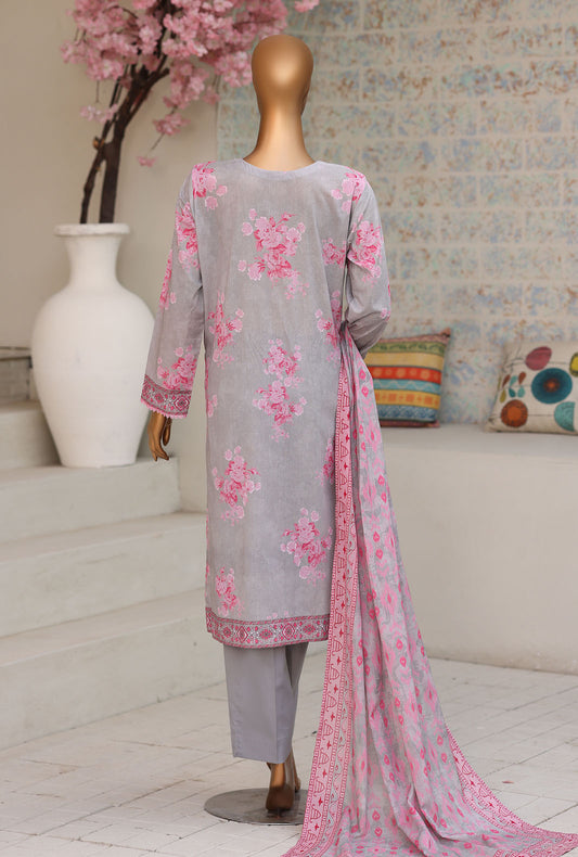 Premium Daily Wear by HZ Textiles Embroidered Lawn Suit Unstitched 3 Piece PDW - 1333 Vol 05
