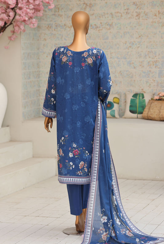 Premium Daily Wear by HZ Textiles Embroidered Lawn Suit Unstitched 3 Piece PDW - 1337 Vol 05