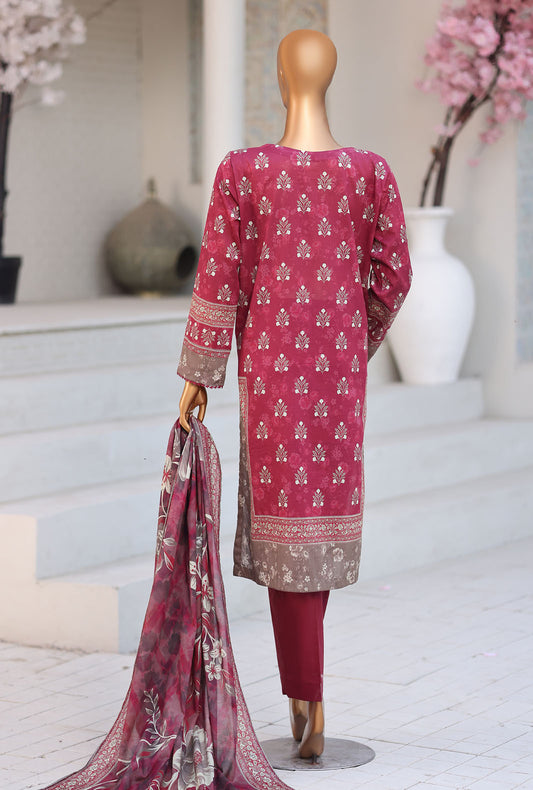 Premium Daily Wear by HZ Textiles Embroidered Lawn Suit Unstitched 3 Piece PDW - 1339 Vol 05