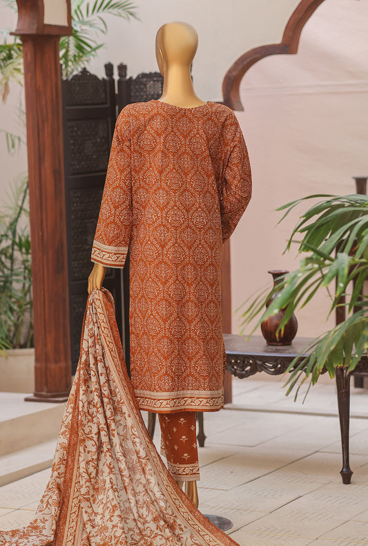Daily Wear by HZ Textiles Embroidered Lawn Suit Unstitched 3 Piece PDW-3100