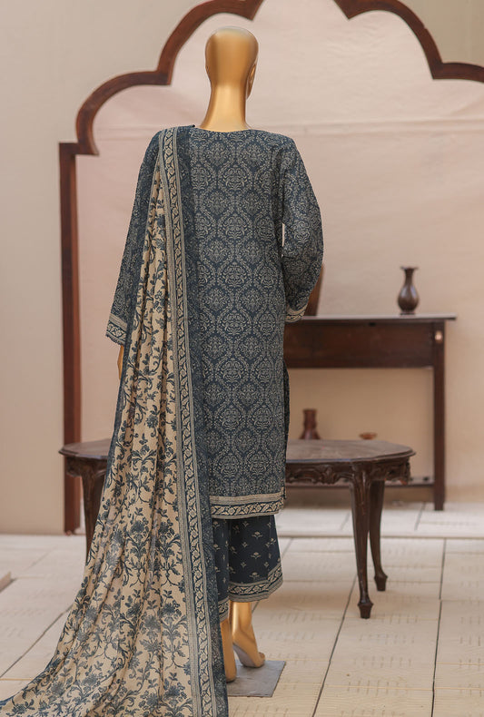 Daily Wear by HZ Textiles Embroidered Lawn Suit Unstitched 3 Piece PDW-3103