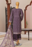 Daily Wear by HZ Textiles Embroidered Lawn Suit Unstitched 3 Piece PDW-3106