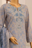 Identic by HZ Textiles Embroidered Lawn Unstitched 3 Piece Suit PDW-3329-F Vol 01