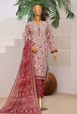 Premium Daily Wear by HZ Textiles Embroidered Lawn Suit Unstitched 3 Piece PDW - 3330 C Vol 06
