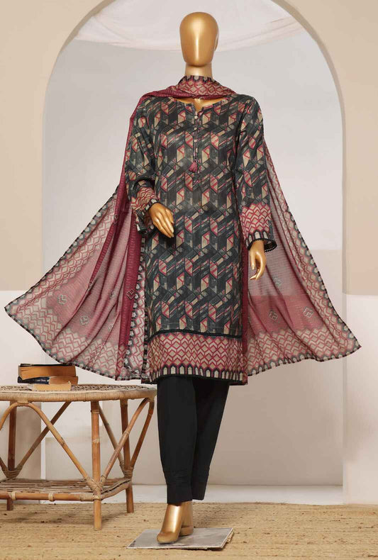 3 Piece Stitched Rozaana Prints PZD-701