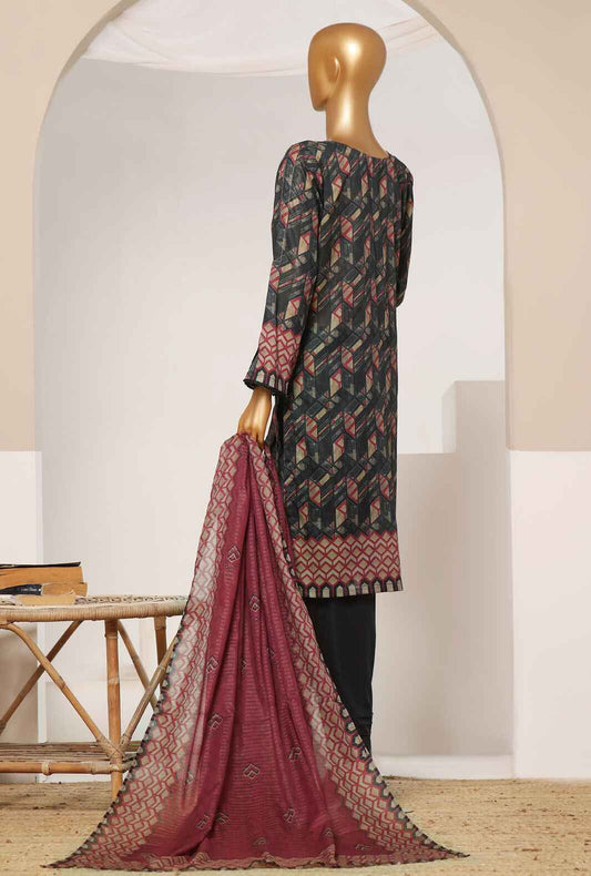 3 Piece Stitched Rozaana Prints PZD-701