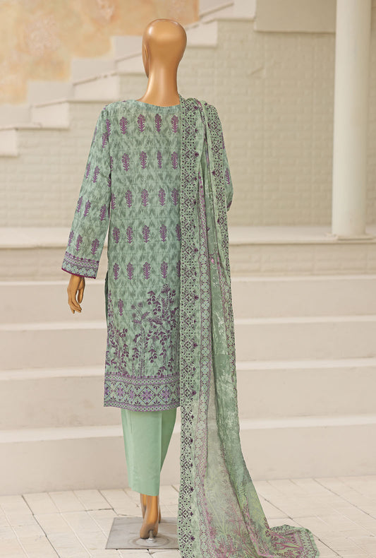 Premium by HZ Textiles Embroidered Lawn Suit Unstitched 3 Piece PEC-1061 Vol 02