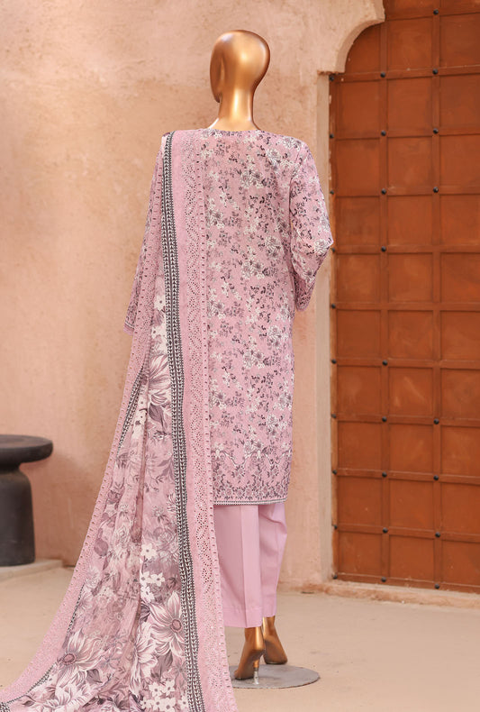 Premium by HZ Textiles Embroidered Lawn Suit Unstitched 3 Piece PEC-1062