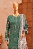 Premium by HZ Textiles Embroidered Lawn Suit Unstitched 3 Piece PEC-1065