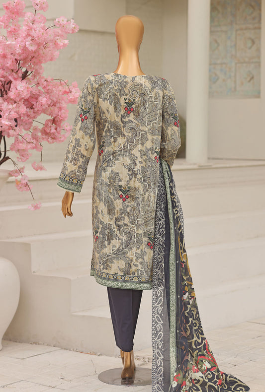 Premium by HZ Textiles Embroidered Lawn Suit Unstitched 3 Piece PEC-1067 Vol 02
