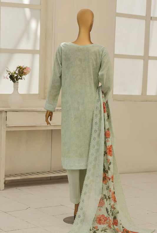 Premium by HZ Textiles Embroidered Lawn Suit Unstitched 3 Piece PEC-1231