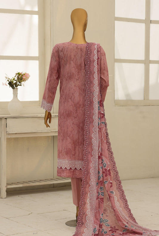 Premium by HZ Textiles Embroidered Lawn Suit Unstitched 3 Piece PEC-1305