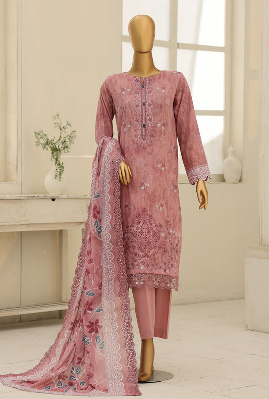 Premium by HZ Textiles Embroidered Lawn Suit Unstitched 3 Piece PEC-1305