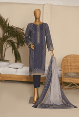 3 Piece Lawn Embroidered Suit