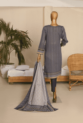 3 Piece Lawn Embroidered Suit