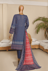 3 Piece Lawn Embroidered Suit