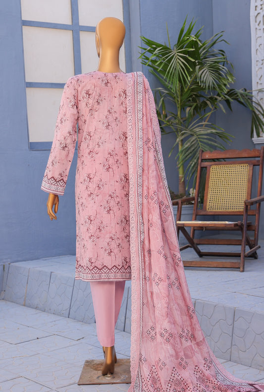 Premium by HZ Textiles Embroidered Lawn Suit Unstitched 3 Piece PEC-606