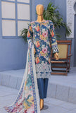 Premium by HZ Textiles Embroidered Lawn Suit Unstitched 3 Piece PEC-607