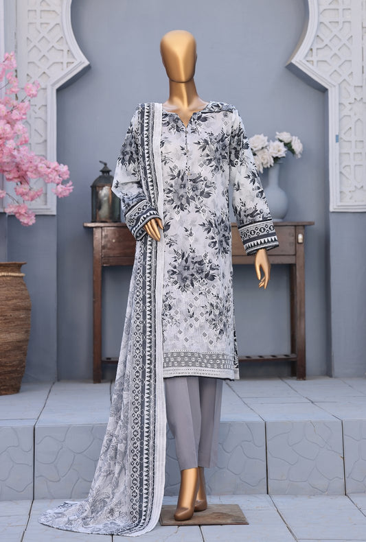 Premium by HZ Textiles Embroidered Lawn Suit Unstitched 3 Piece PEC-614
