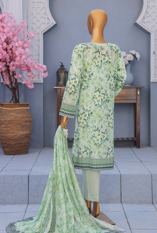 Premium by HZ Textiles Embroidered Lawn Suit Unstitched 3 Piece PEC-615