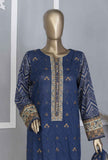3 Piece Unstitched - Premium Embroidered Lawn Suit - PCE-745 Vol-04