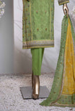 3 Piece Unstitched - Premium Embroidered Lawn Suit - PEC-753