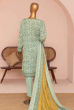 3 Piece Unstitched - Premium Embroidered Lawn Suit - PEC-952