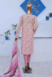 3 Piece Unstitched - Premium Embroidered Lawn Suit - PEC-980