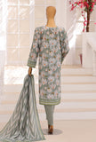 Platinum Floral by HZ Textiles Digital Printed Lawn Suit Unstitched 3 Piece PFC - 3227