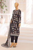 Platinum Floral by HZ Textiles Digital Printed Lawn Suit Unstitched 3 Piece PFC - 3229