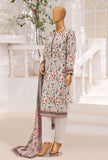 Platinum Floral by HZ Textiles Digital Printed Lawn Suit Unstitched 3 Piece PFC - 3230