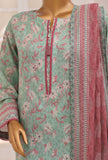 Platinum Floral by HZ Textiles Digital Printed Lawn Suit Unstitched 3 Piece PFC - 3231