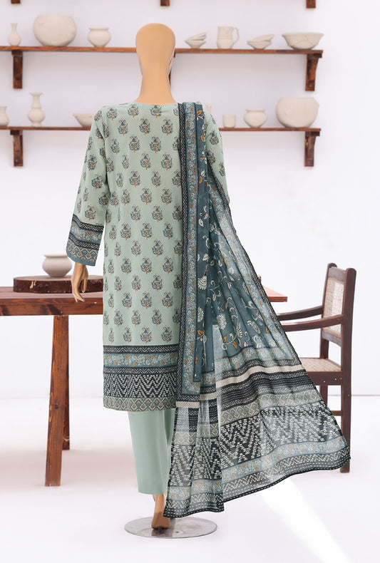 Platinum Jaipuri by HZ Textiles Digital Printed Lawn Suit Unstitched 3 Piece PJB - 3235