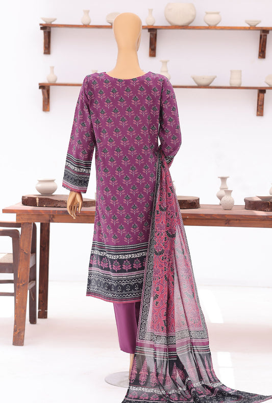 Platinum Jaipuri by HZ Textiles Digital Printed Lawn Suit Unstitched 3 Piece PJB - 3240