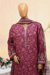 3 Piece Unstitched - Digital Printed Premium Khaddar Suit - PKP-42