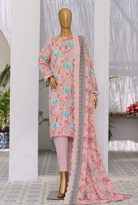 Dhagakari by HZ Textiles Embroidered Khaddar Suit Unstitched 3 Piece PKD - 504