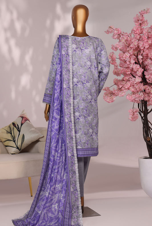 Premium Khaddar by HZ Textiles Embroidered Khaddar Suit Unstitched 3 Piece - PKE - 3023 Vol - 02
