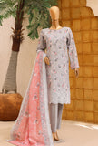 Premium Khaddar by HZ Textiles Embroidered Khaddar Suit Unstitched 3 Piece PKE - 3356 Vol 01