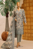 Premium Khaddar by HZ Textiles Embroidered Khaddar Suit Unstitched 3 Piece PKE - 3361 Vol 01