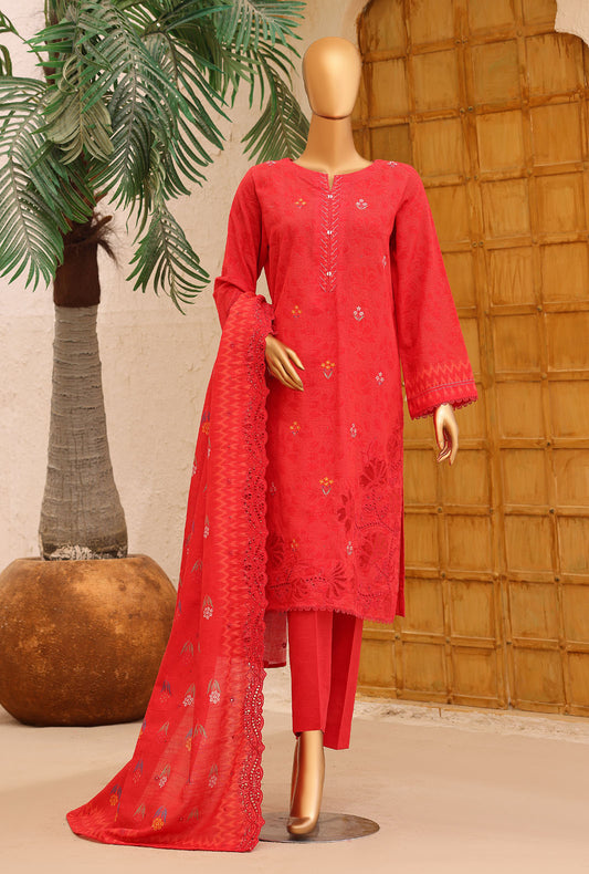 Premium Khaddar by HZ Textiles Embroidered Khaddar Suit Unstitched 3 Piece PKE - 3374 Vol 01