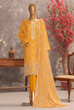 Premium Khaddar by HZ Textiles Embroidered Khaddar Suit Unstitched 3 Piece PKE - 3375 Vol 01