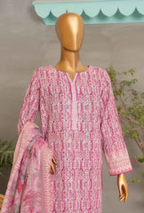 3 Piece Unstitched - Digital Printed Premium Khaddar Suit - PKP-47 Vol-02