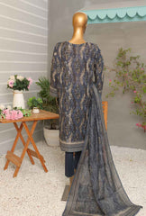 3 Piece Unstitched - Digital Printed Premium Khaddar Suit - PKP-48 Vol-02