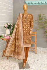 3 Piece Unstitched - Digital Printed Premium Khaddar Suit - PKP-52 Vol-02