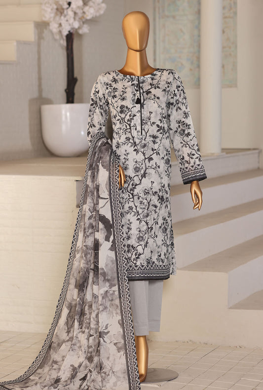 Platinum by HZ Textiles Digital Printed Lawn Suit Unstitched 3 Piece PPC - 1180